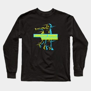 Chicago Bound Feet on Fire - Chicago Marathon Long Sleeve T-Shirt